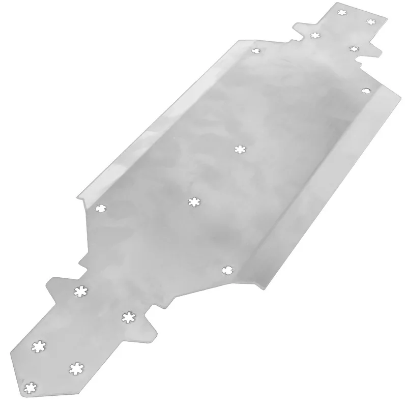 Leravor 1/10 XTS F10 Rally Car Stainless Steel Chassis Guard Skid Plate Armor for Underbody Protection
