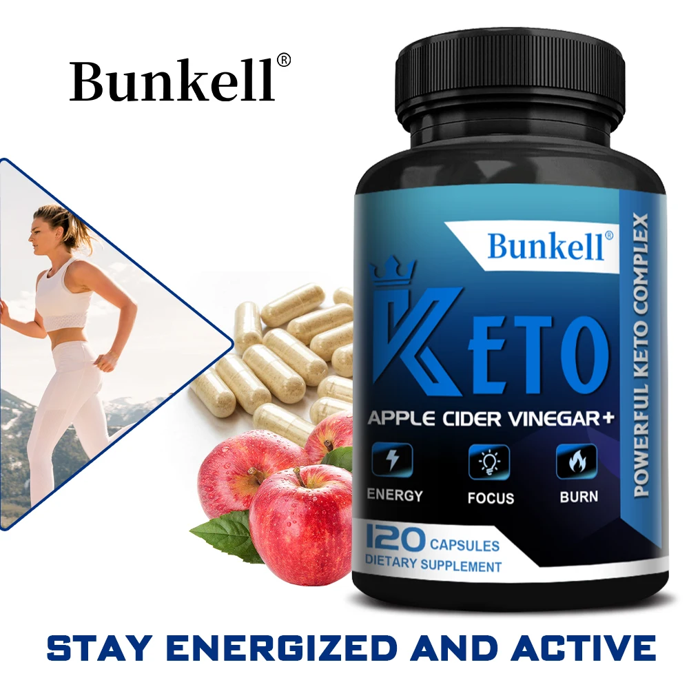 Keto, Apple Cider Vinegar Capsules - Promotes Metabolic Health and Burns Fat, Helps with Concentration, Boosts Metabolism