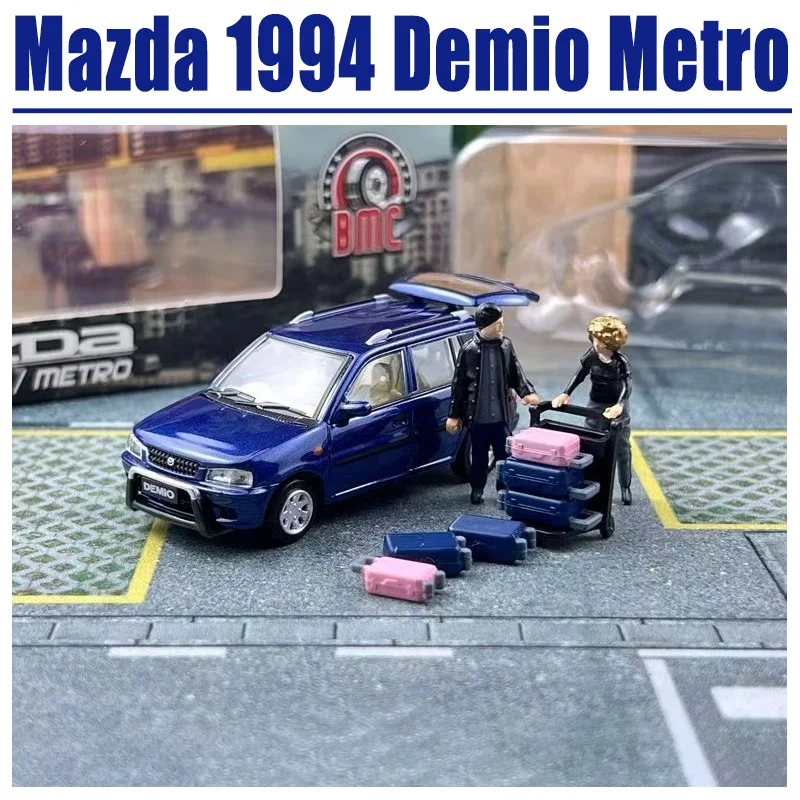 

BM 1/64 Mazda 1994 Demio Metro Alloy Toy Diecast Metal Model Gift