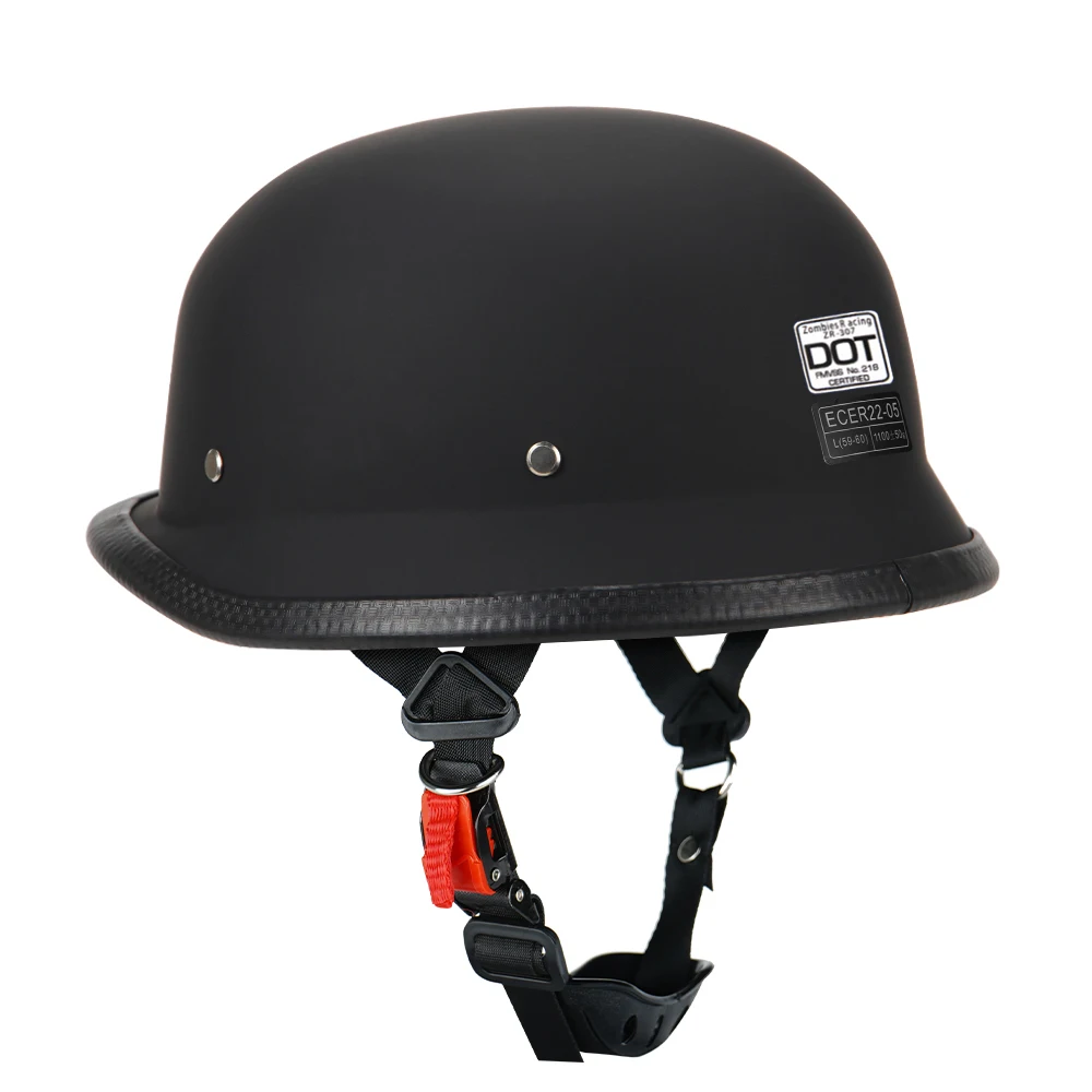 Motorcycle Helmet Half Face Helmet Capacete De Moto Retro Casco Moto German Vintage Moto Half Helmet Motorbike DOT Certification