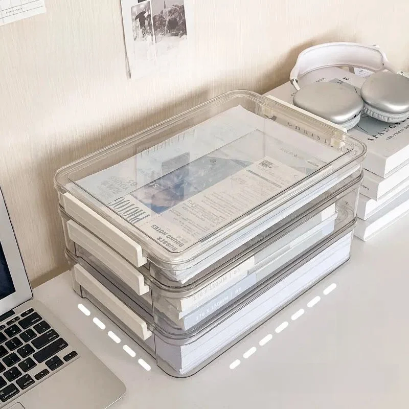 transparent-plastic-document-storage-box-home-use-important-paper-archive-folder-file-cabinet-passport-box-material-test-stor