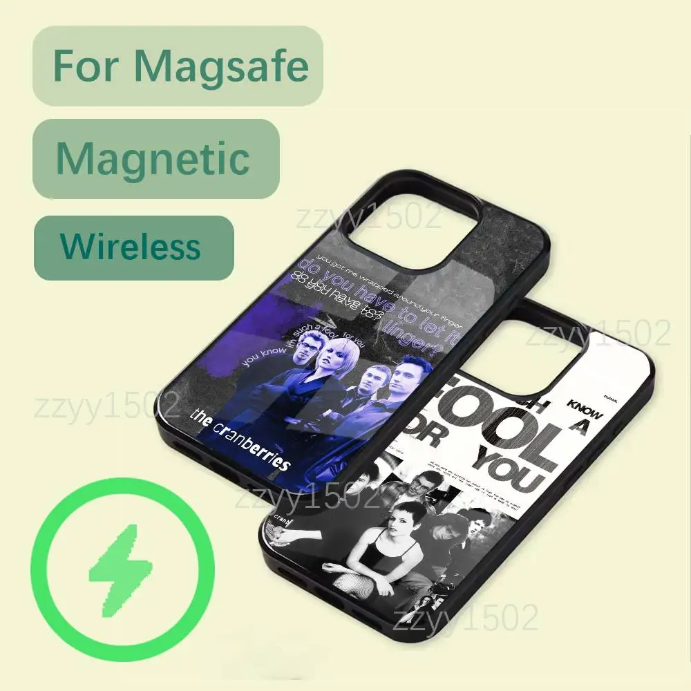 

T-The Cranberries MTV Unplugged with MagSafe Phone Case For iPhone 17,16,15,14,13,12,11 Pro,Max,Plus,X,XS,XR,SE4,E Mini Charging
