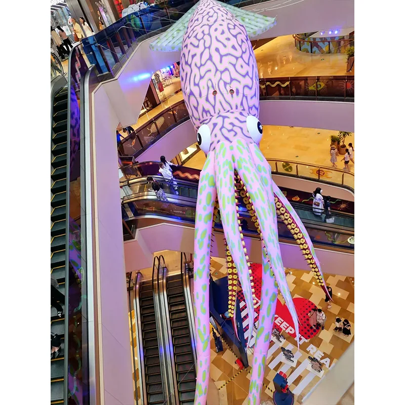 

Inflatable octopus, animal-based air models with blowers, outdoor square, shopping mall, stage promotion and decoration props