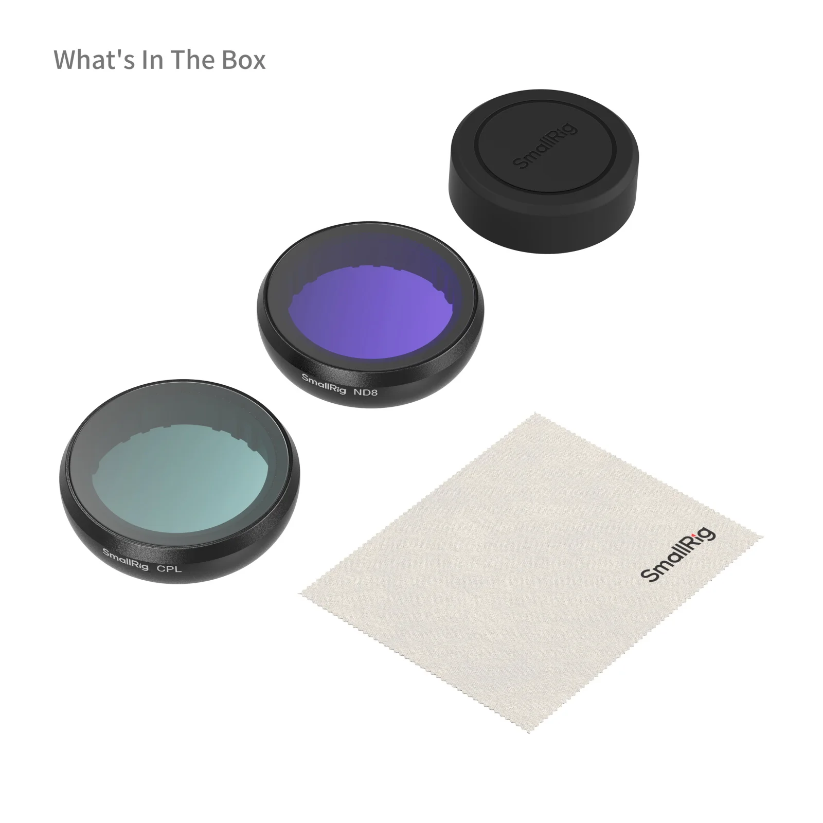 SmallRig Filterkit voor Insta360 GO Ultra met ND8 / CPL-filter Siliconen lensafdekking Snap-on ontwerp maakt bevestiging mogelijk -5862