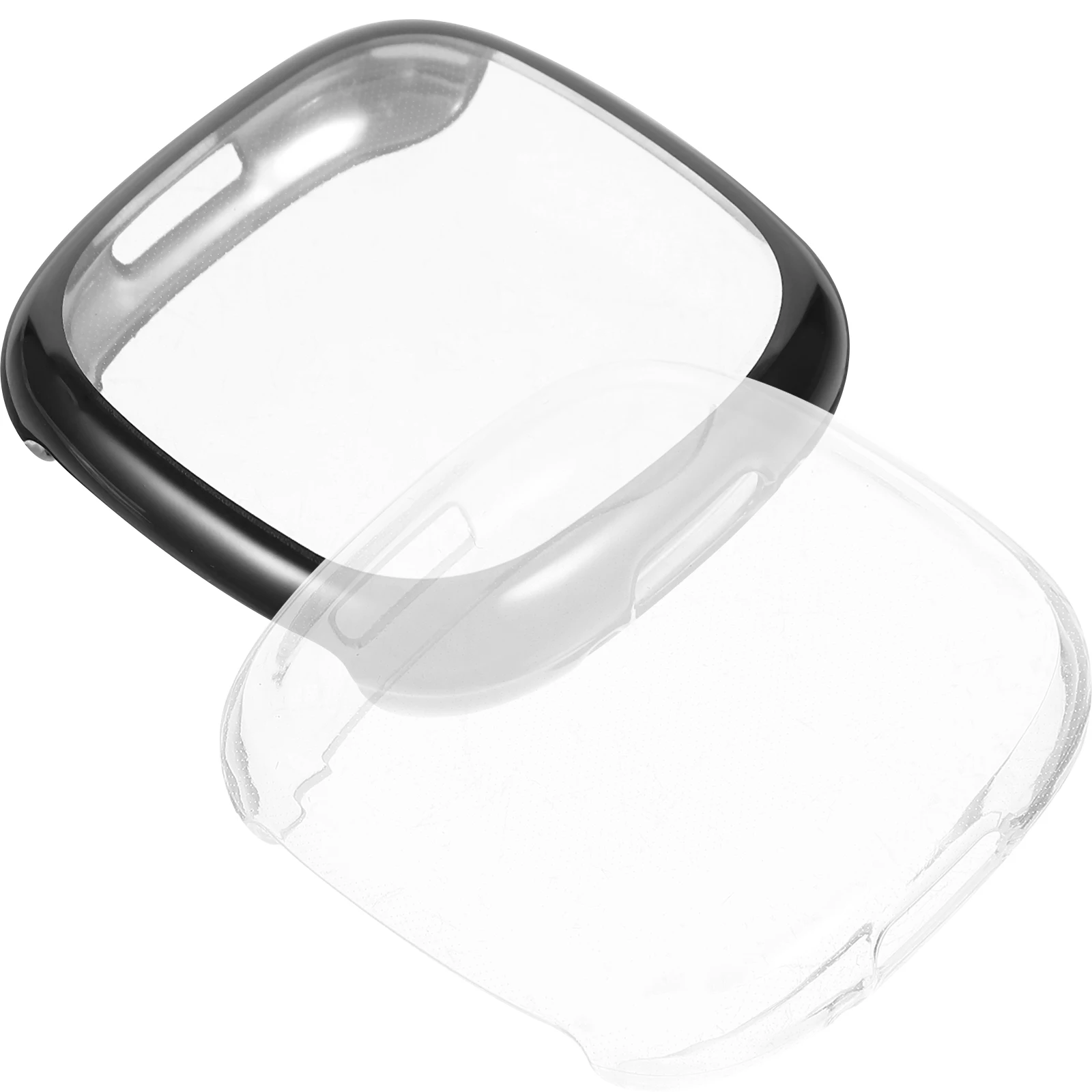 

2 Pcs Watch Soft Screen Protector Wrist Covers Creative Protective Case Smartwatch Tpu Matte
