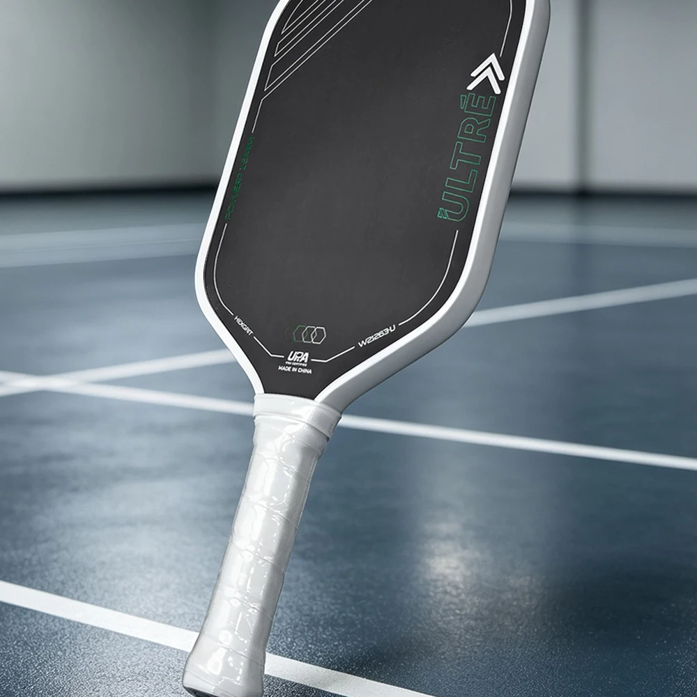 Six24 Ultré Power 2 HexGrit Pickleball-Schläger im gleichen Stil, 16 mm thermogeformte T700-Kohlefaser, Vollschaumkern, USAPA-zugelassen – Detail 7