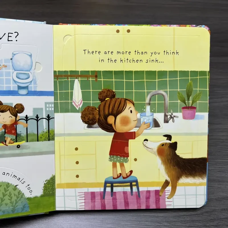 1 Book What Are Germs;  Family Reading, Early Readers English Learning, Cognitive Enlightenment, Language Development