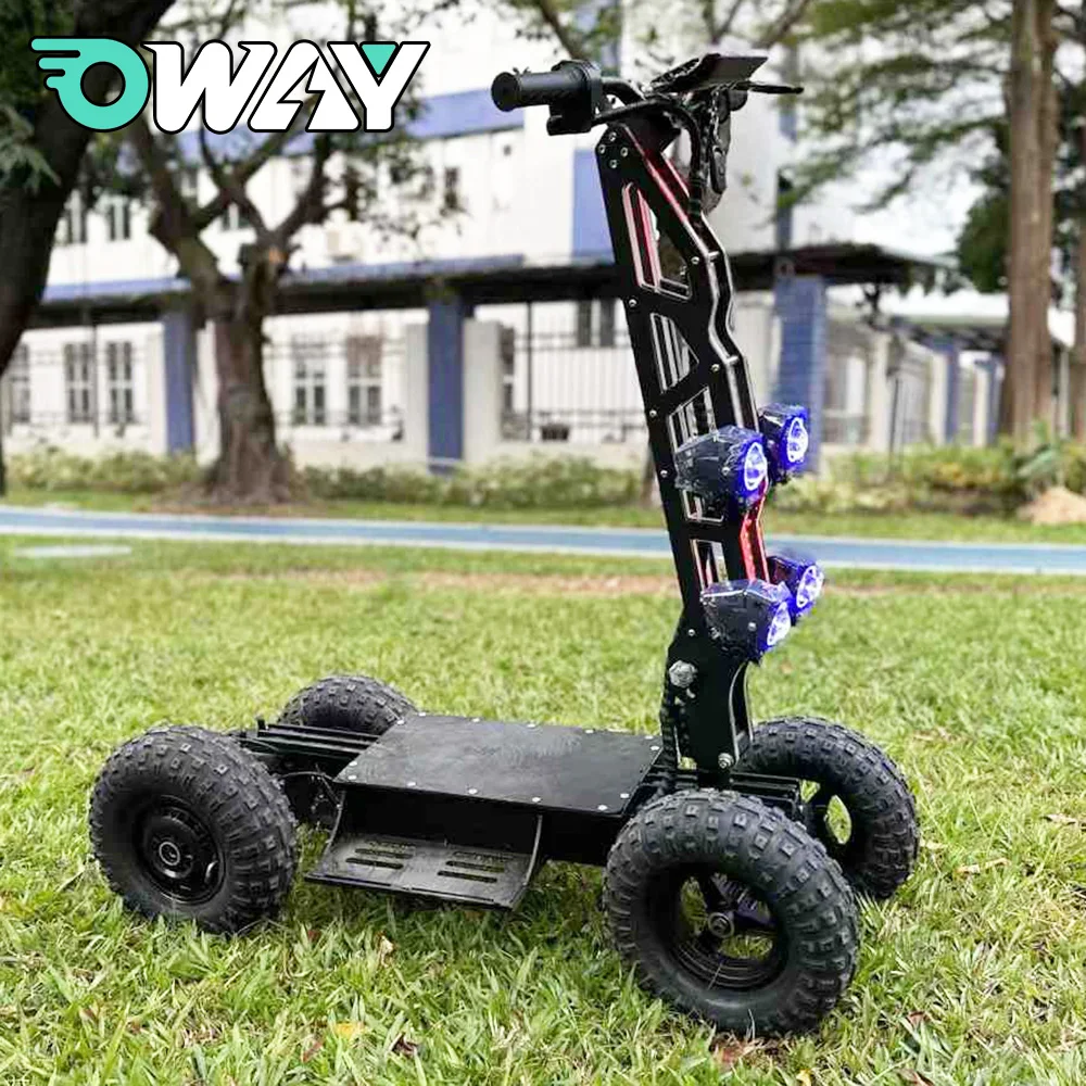 

STLF 13 Inch 4 Wheel Scooter 48V 34Ah Lithium Battery 3600W Dual Motor McPherson Suspension Off-road City Electric ATV Quad Bike