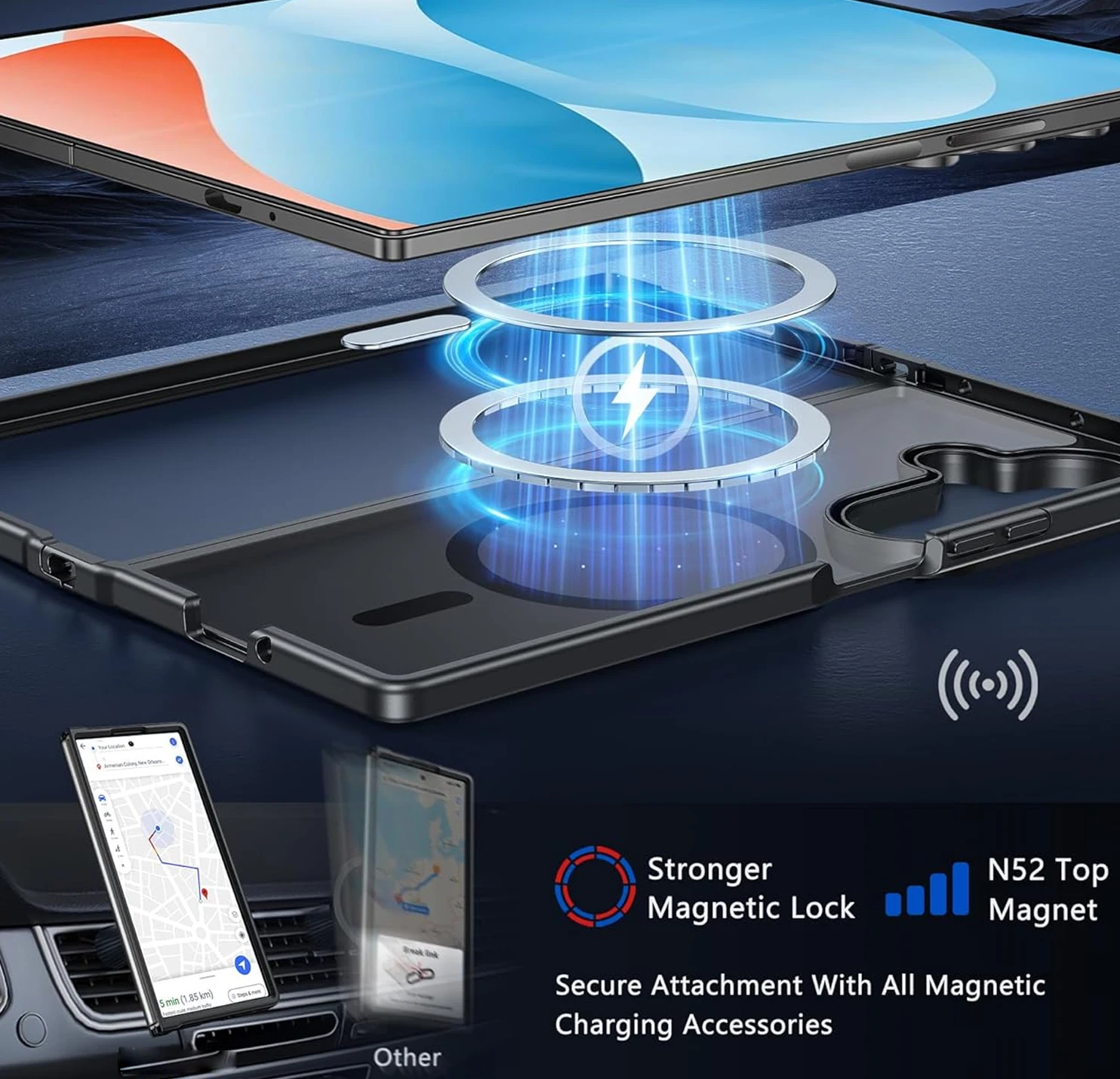 UYUXIO Galaxy Z Fold 7 Magnetic Case 4