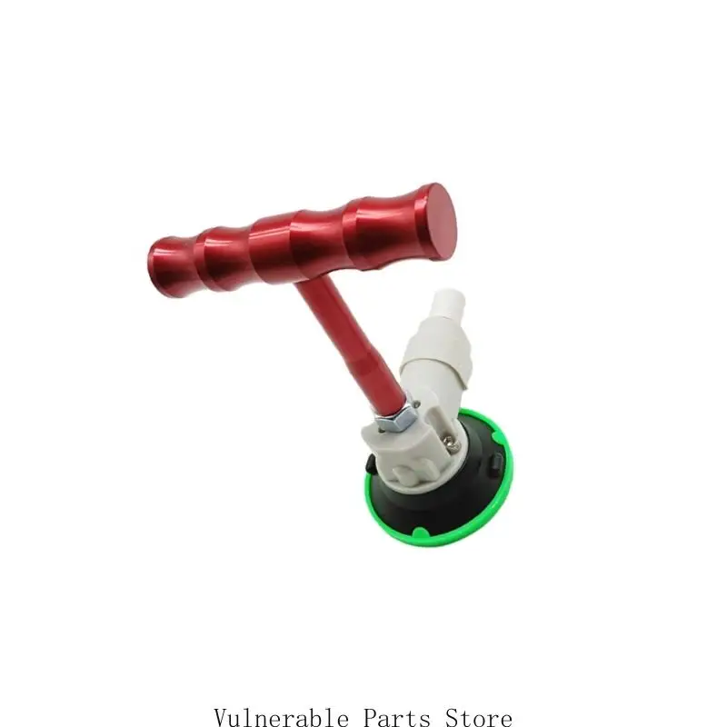 

D0UC Инструмент для удаления вмятин на присоске с красной Т-образной ручкой для надежного захвата на нескольких поверхностях