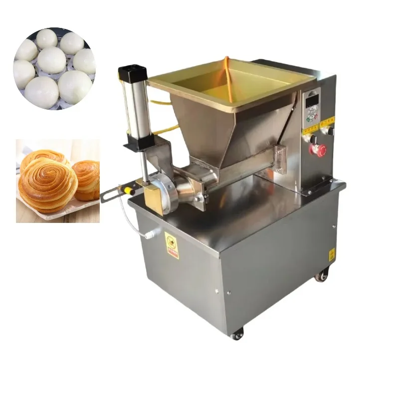 Máquina Automática Comercial para Pizza. Máquina Divisora de Masa para Pan, Galletas y Donas, Equipo de Panadería, Máquina Eléctrica para Cortar Masa
