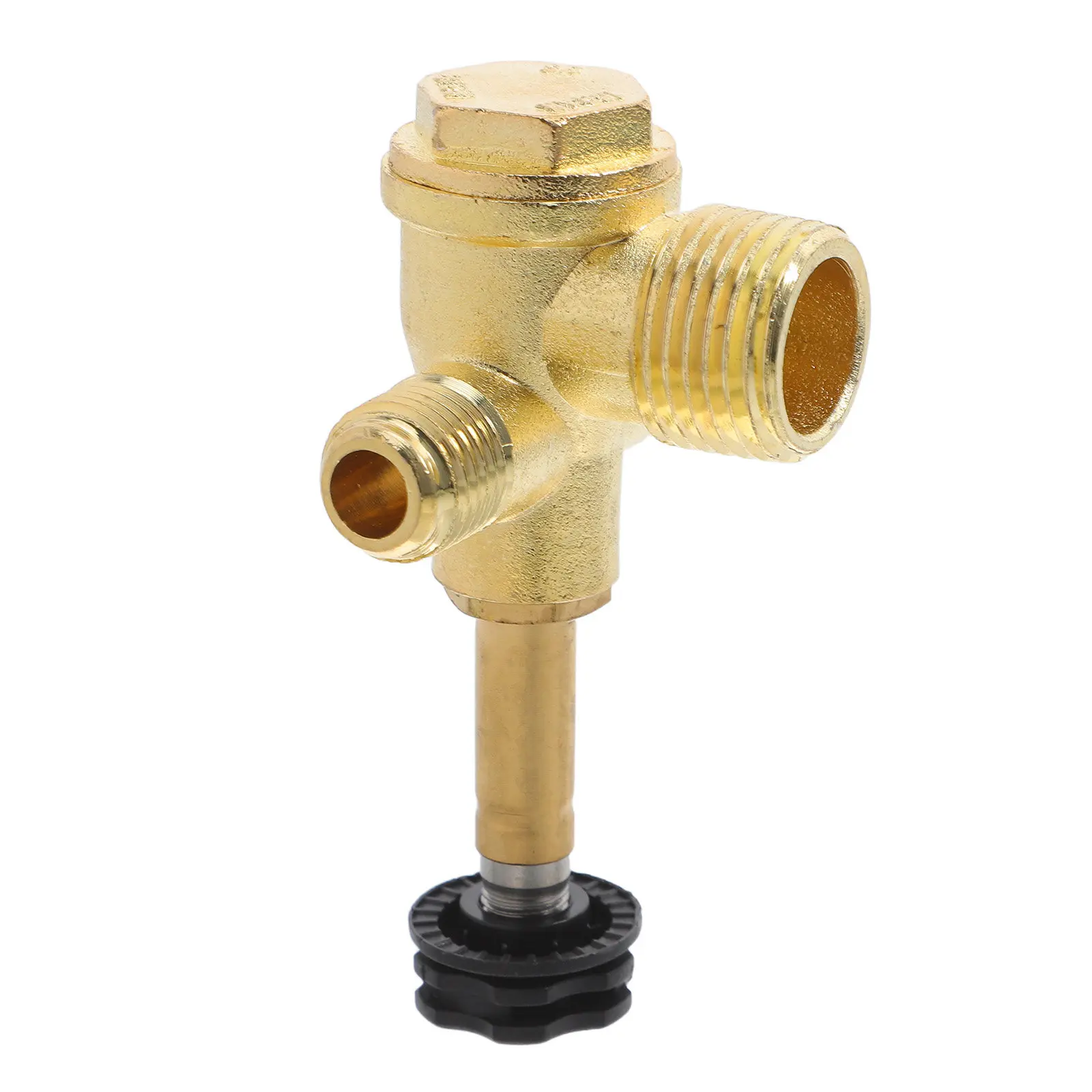 4 Way Air Compressor Check Valve Sturdy Threaded Pneumatic Non-Return Valve Joint Tool Pressure Safety Accessory