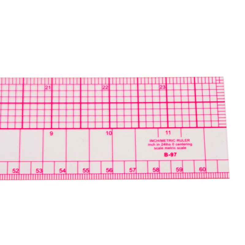 B-97 Grading Ruler Dressmaking Pattern Play Platemaking Tools 60CM Long Multifunction Built Scale