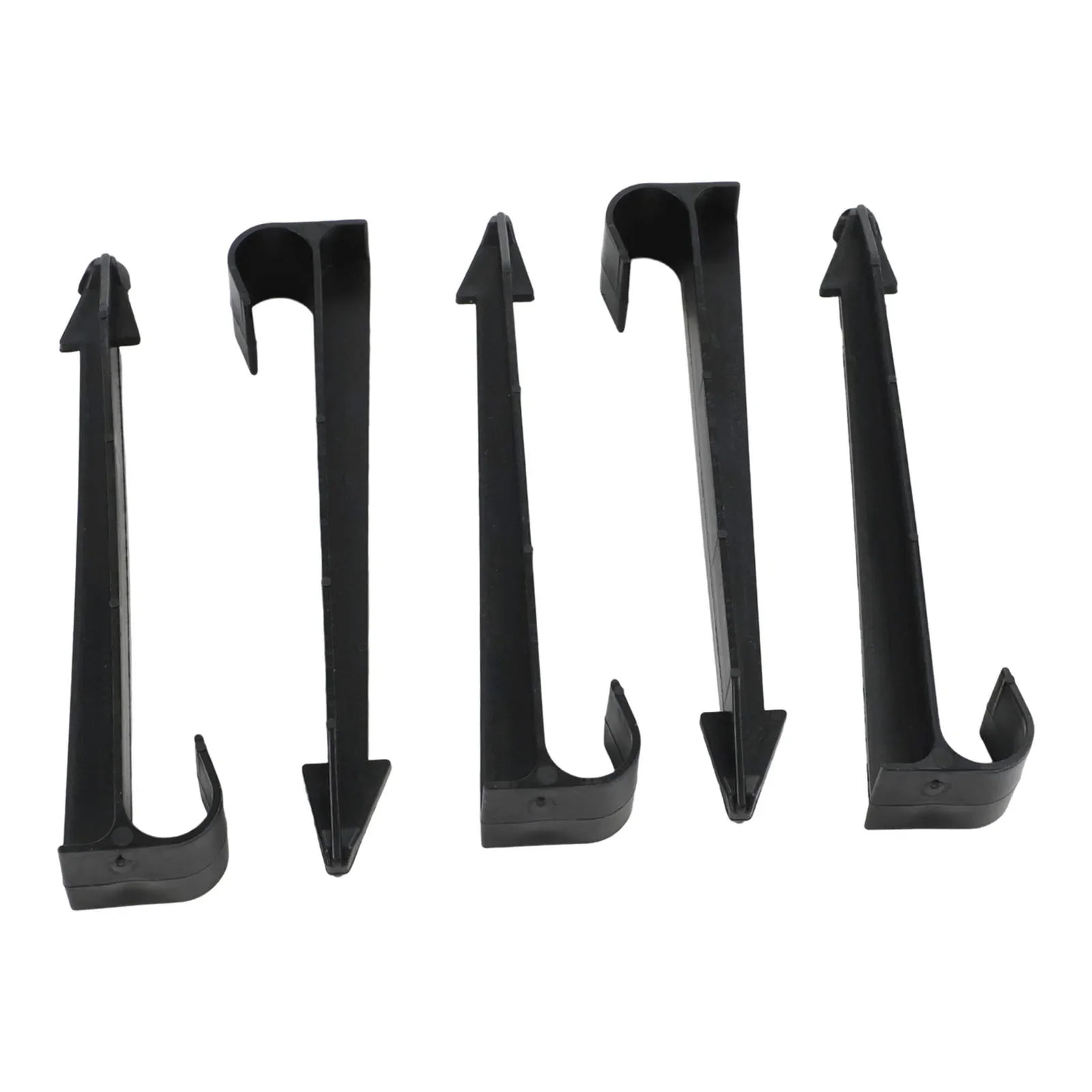 

Black High Quality Set Ground Stakes Line C-Type DN16 Landscape Pack Pegs Pipe Soaker Spikes Tube Yard Drip Garden