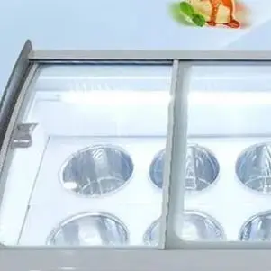 Desktop Ice Cream Display Cabinet Hard Ice Cream Sundae Storage Machine Ice Cream Showcase 190W