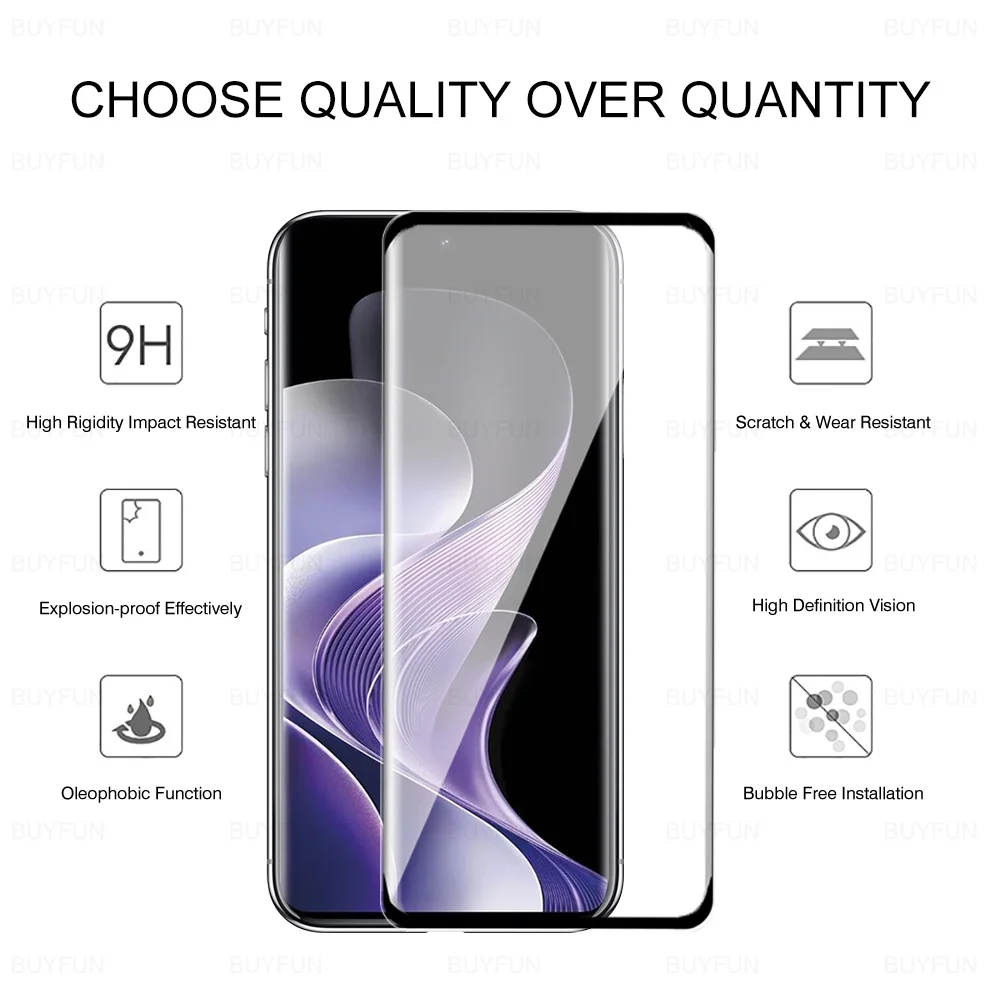 8in1 For vivo V40 Pro 5G Camera Lens Protective Films For vivo v40pro V 40Pro v 40 pro Full Cover Curved Glass Screen Protector