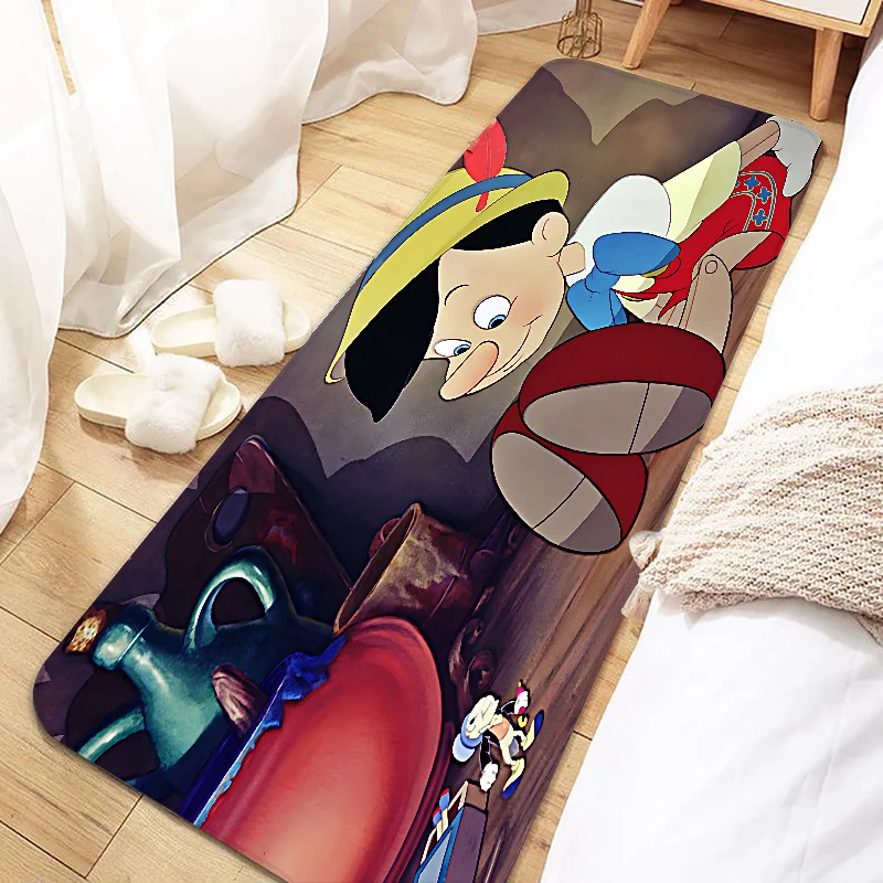 Disney Pinocchio Cartoon 3D Door Mat Entrance Non-slip Doormat Washable Kitchen Carpet Living Room Hallway Rugs Bathroom Bath Do