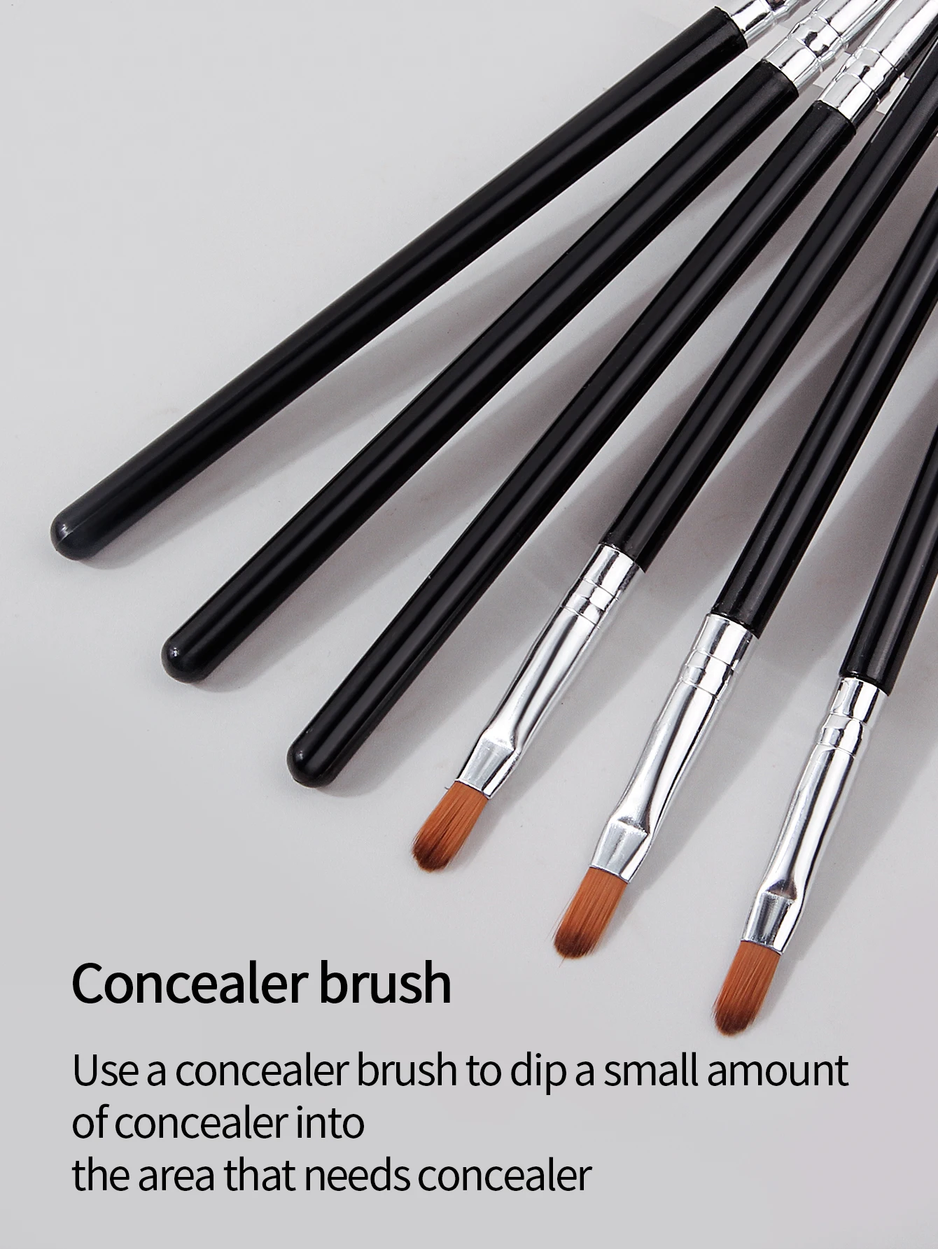 30Pcs Ultra-thin Lip Line Eyebrow Concealer Brushes Detail Concealer Makeup Tool Lip Brow Contour The Line Brush