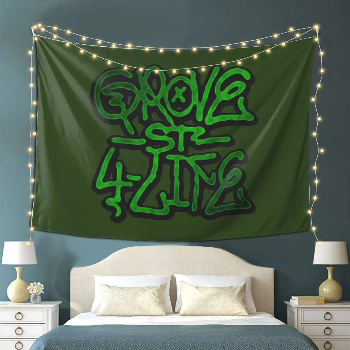 Harajuku Grove 4 Life GTA San Andreas نسيج معلق على الحائط ديكور منزلي جمالي المفروشات لغرفة المعيشة وغرفة النوم
