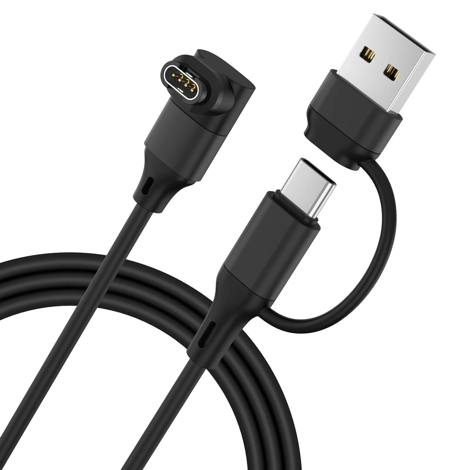 كابل شاحن 2 في 1 للغارمين 8 7x 7s 6s 6X 6 7/Forerunner 970 965 570 265 255 165 55/Vivoactive 6 5 4/Instinct/Venu/Vivomove #1