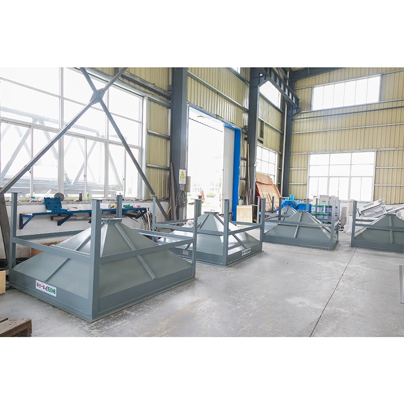 الفولاذ المقاوم للصدأ 304 316 الحمأة هوبر مع بوابة الشريحة لنظام نزح المياه الحمأة حجم أكثر من 10 سم مكعب