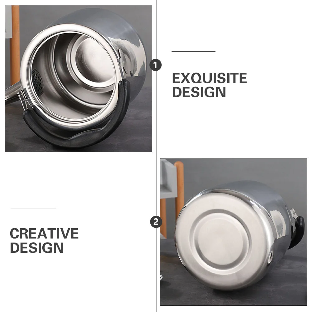 

Stainless Steel Kettle Teapot for Gas Stove Induction Cooker Boiling Kettle Kitchen Bar Supplies