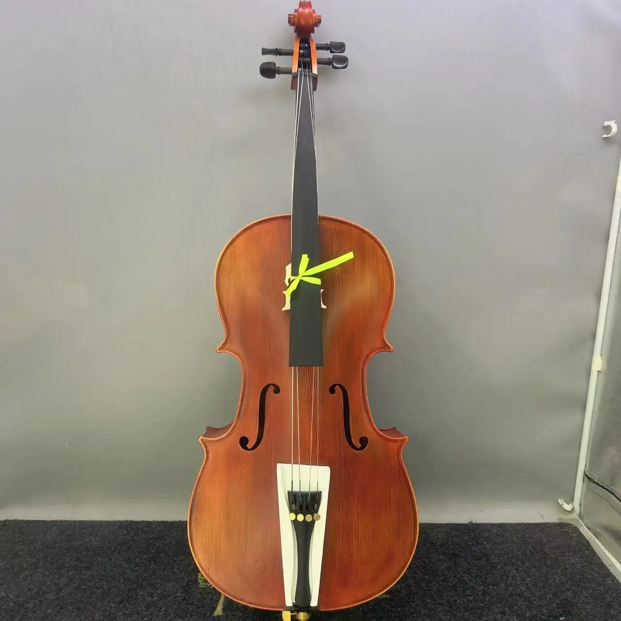 Professional Gloss Cello Flame Maple Tiger Pattern Spruce Cello 4/4 Wholesale