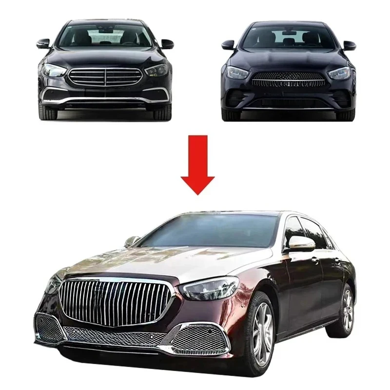 High Quality W Style Body Kit E Class W Upgrd With Front And Rear Bumper Auto Parts