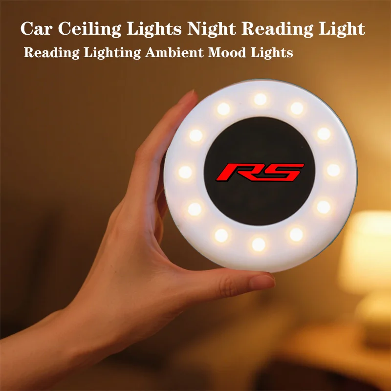 Three color adjustable LED car reading lamp For Chevrolet RS Corvette Silverado Camaro Tahoe Equinox Cruze Malibu car Accessorie