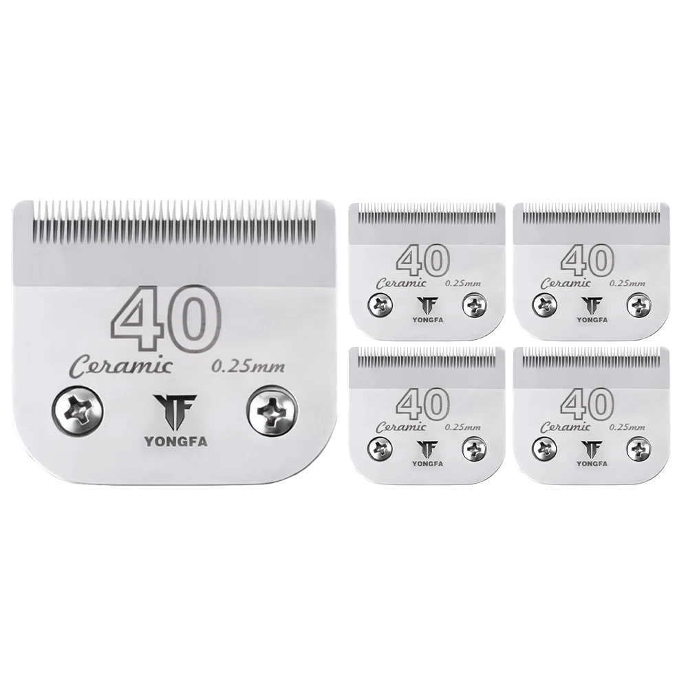 

High Quality Pet Supplies 40#0.25mm 5-piece Set of Pet Clippers and Dog Grooming Blades