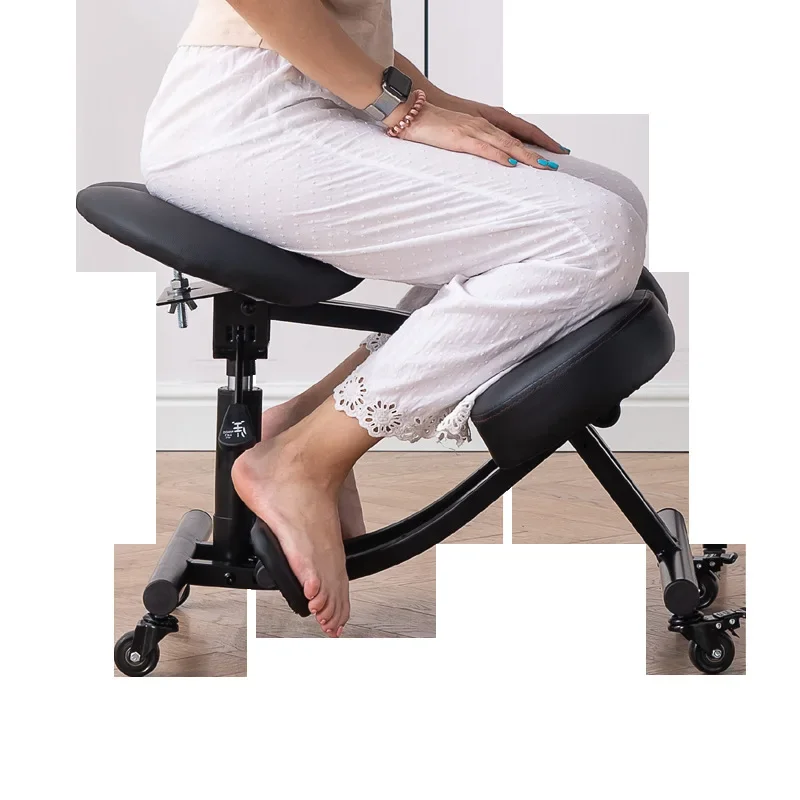 Kneeling Chair Adult Ergonomic Correction Chair Saddle Chair Double Cushion Adjustable  Learning Chairsturdy and durable