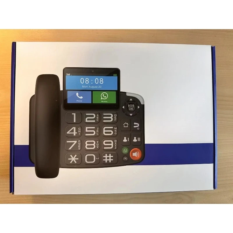 

Настольный беспроводной телефон с двумя SIM-картами и поддержкой четырех диапазонов, домашний стационарный телефон, настенное крепление, с FM-радио, фиксированная связь, GSM