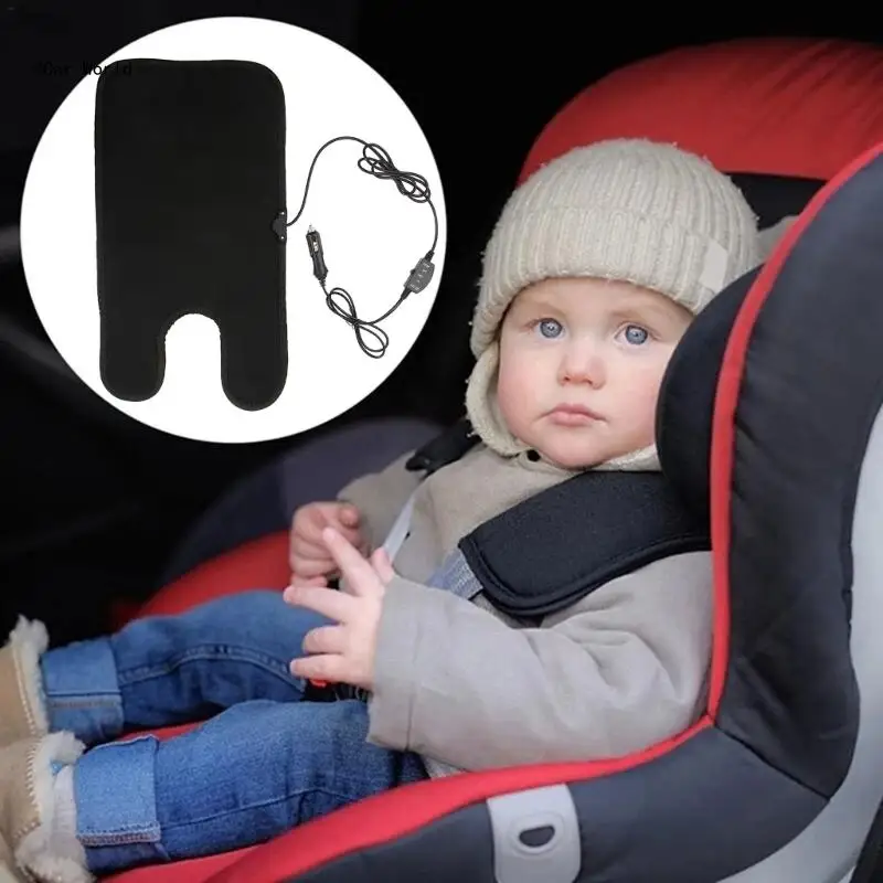 6XDB Universal Baby Winter Warm Car Heated Cover Pad Safety Heating Cushion