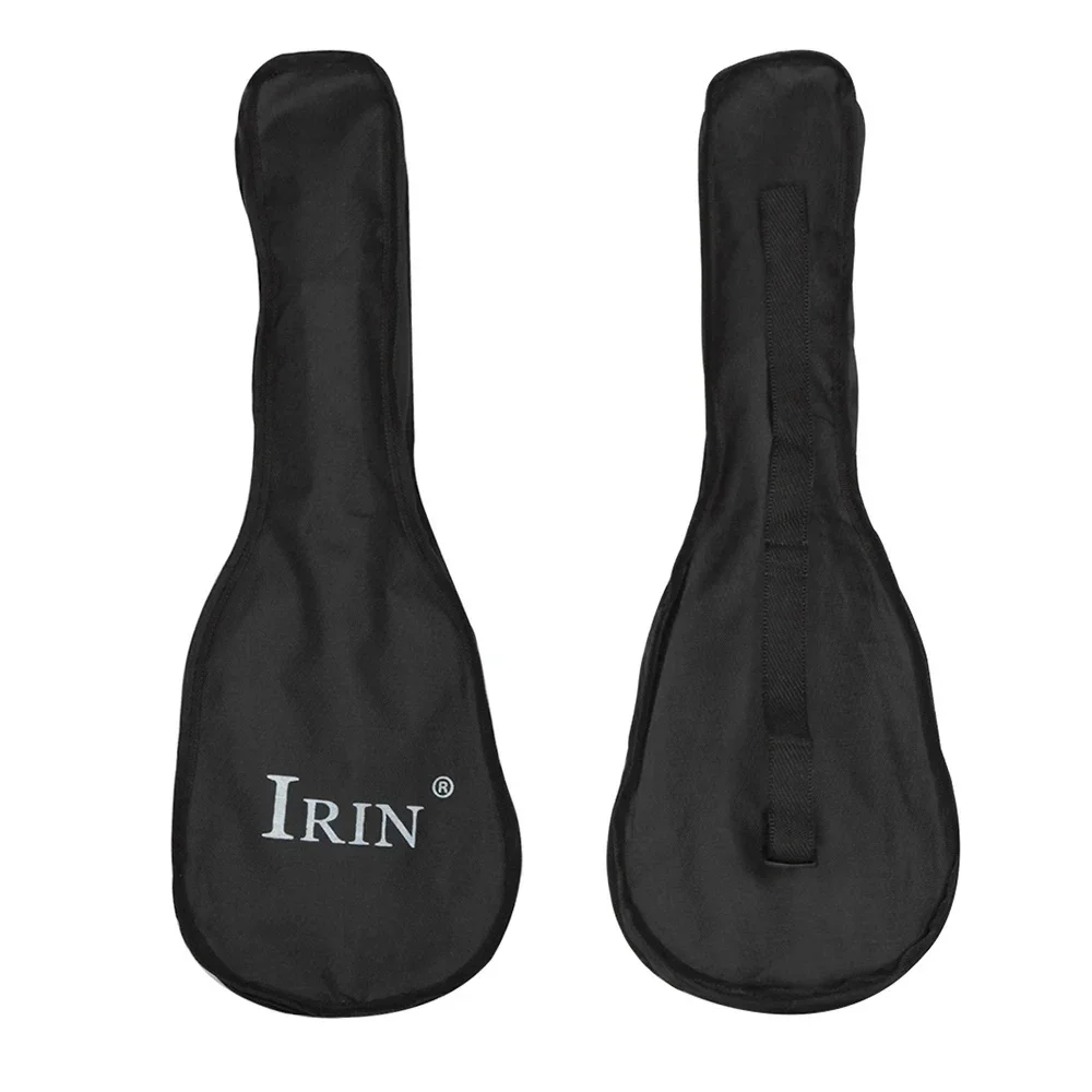 IRIN 21 Inch Ukulele Bag Soft Case Monolayer Bag Black Portable Durable Shoulder Backpack Padded Musical Instrument Accessory image 2