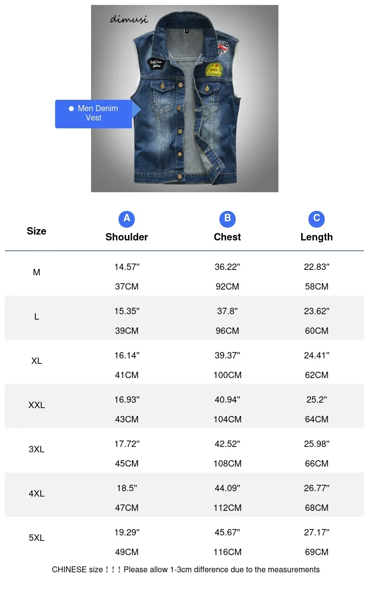 Spring Summber Men's Denim Vests Vintage Cotton Jeans Waistcoats Mens Fashion Ripped Biker Sleeveless Jackets Clothing view 6