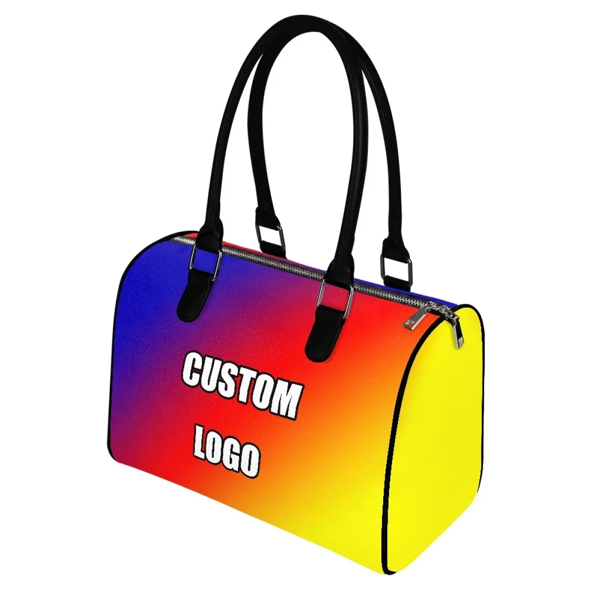 Custom Logo Pattern Name Women's Handbags Luxury Fashion Large Capacity Lovely Crossbody Bags Pu Material