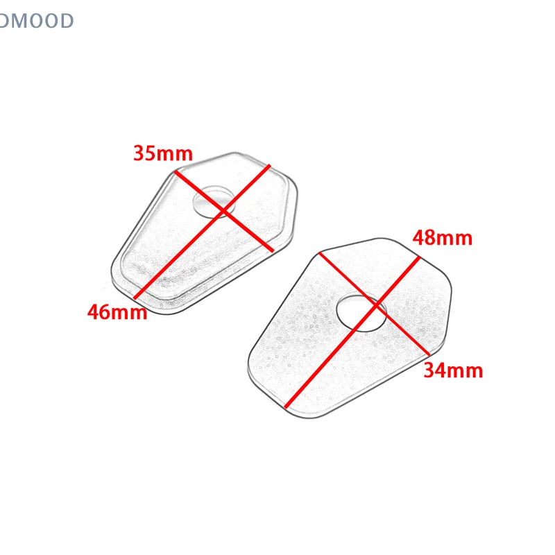 오토바이 수리 방향 지시등 어댑터 스페이서, GSXR600 GSXR750 GSXR1000 SV400 SV650S 용, 4 개
