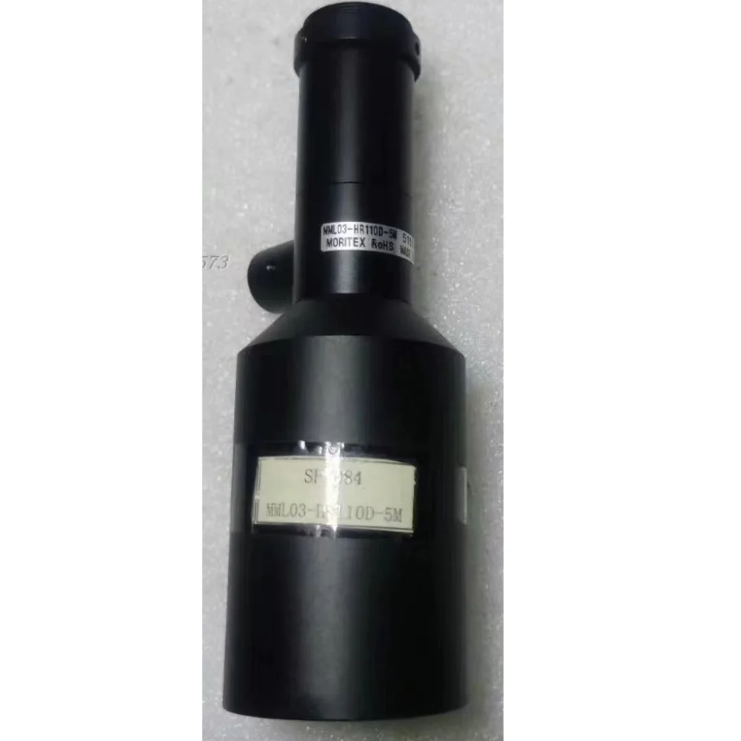 Second hand MML03-HR110D-5M coaxial optical telecentric lens 0.3x 2/3 C port 0.3X110 lens shipped quickly