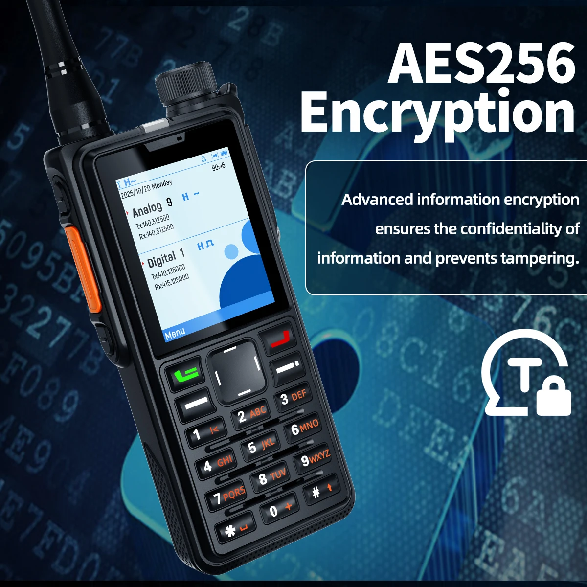 ABBREE AR-880 DMR Digitale Originele Auto Lange Afstand Walkie Talkie IP67 Waterdichte Dual Band Radio van Communicatie voor Autorijden - afbeelding 2