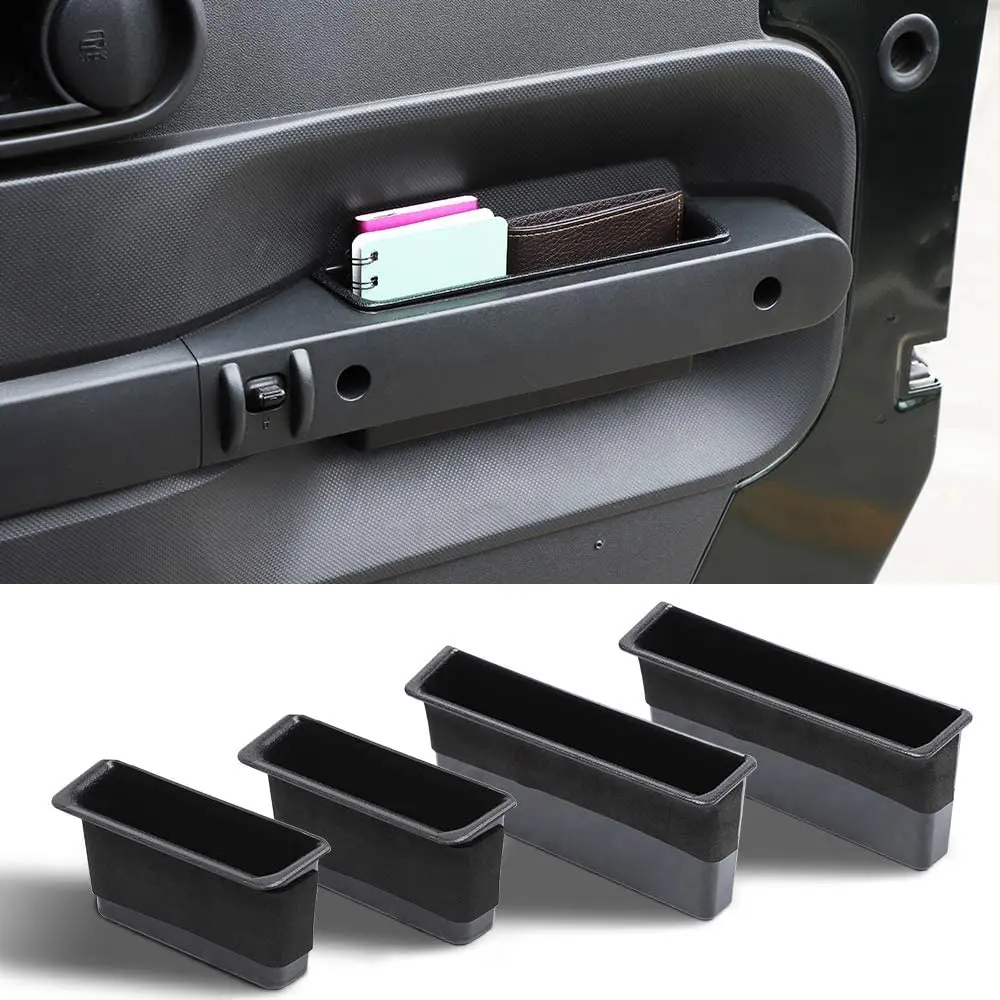 

Car Door Side Storage Organizer Grab Handle Box for 2007 2008 2009 2010 Jeep Wrangler JK JKU, Interior Accessories