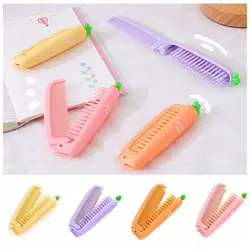 Portable Soft Tooth Comb for Children Hair Brushes Cute Cartoon Folding Comb for Kids Boys Girls Baby Hair Care Brushes and Comb