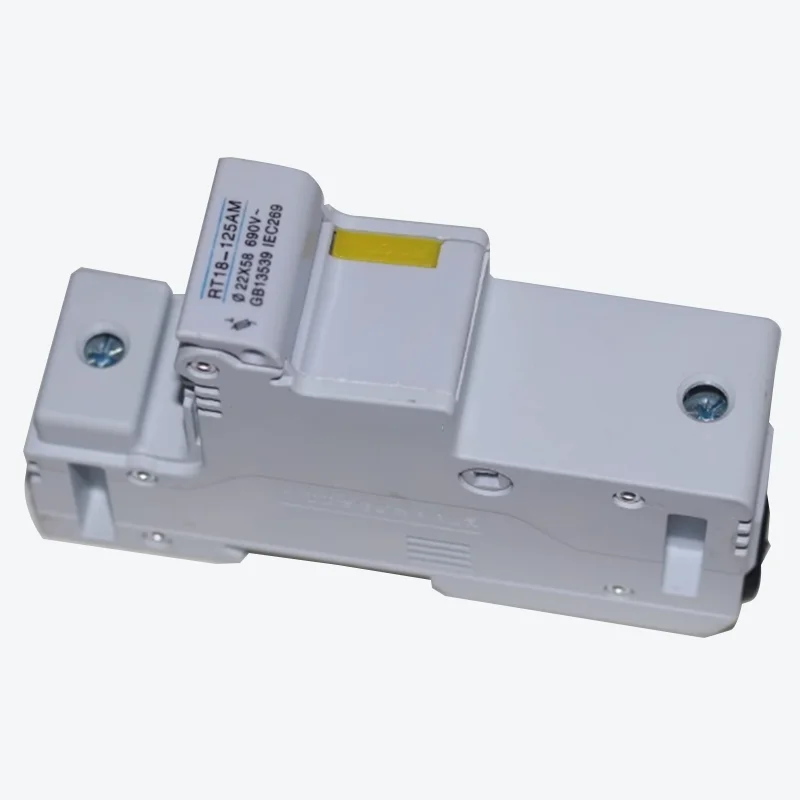 Fuse Base RT18-125 RT18-125AM 1P R017 22x58 22*58mm AC 500V~690V 125A Ceramic Rail Socket Fuse Holder