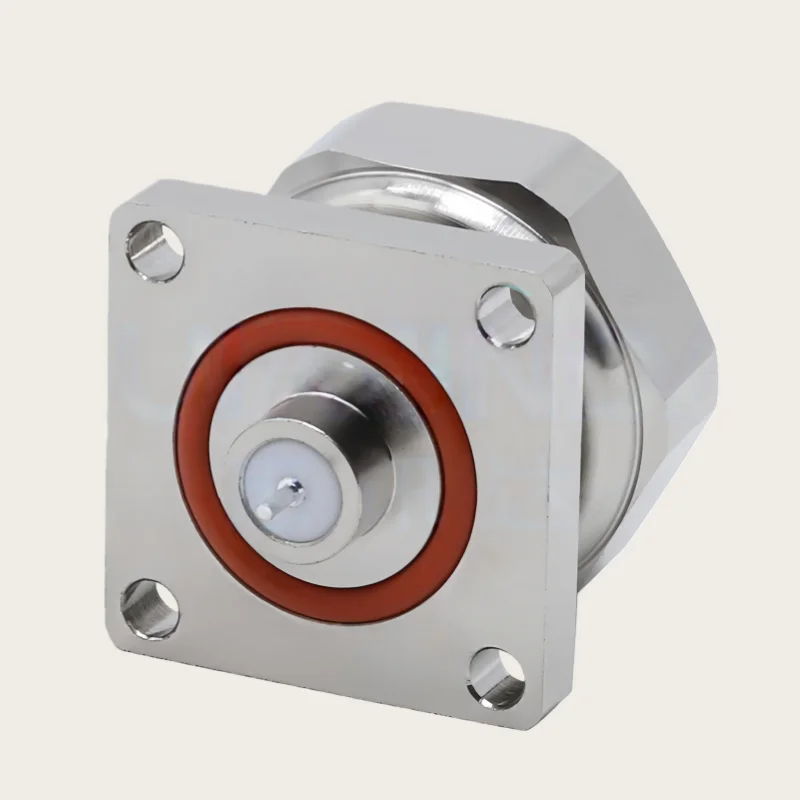 L29-JFD-1 DIN male panel seat metal microstrip 4-hole flange fixed connector JFD with waterproof ring