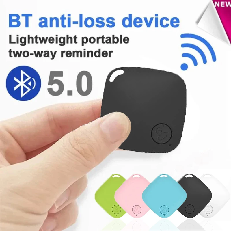 Mini GPS Mobile Bluetooth 5.0 Tracker Anti-Lost Device Square Anti-Lost Device Pet Kids Bag Wallet Tracking Smart Finder Locator