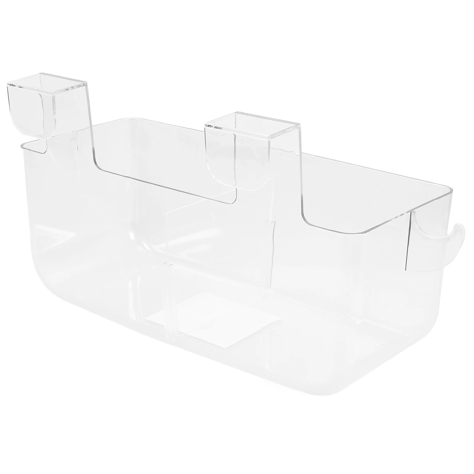 

Wall Shelf Office Desk Organizer File Rack Storage Box Transparent Hanging Bathroom Counter Cube Shelves Plastic Storage