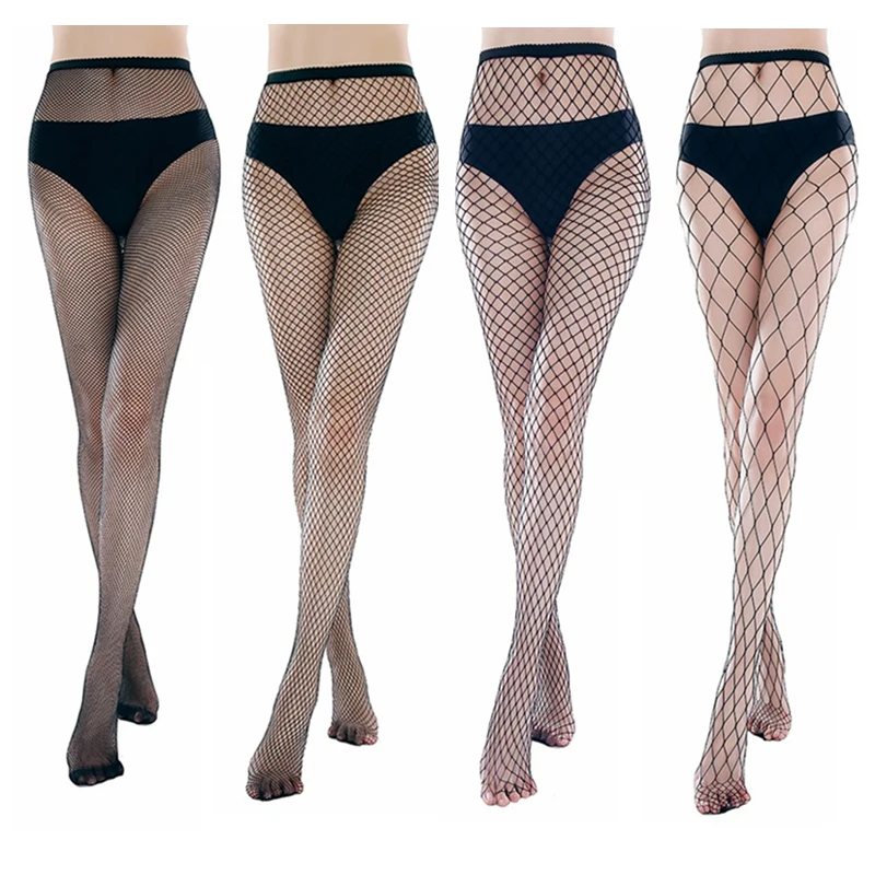 Short Fishnet Stockings Black Sexy Women\'s Short Fishnet Stockings Fish Net Pantyhose Mesh Stockings Lingerie Half Short