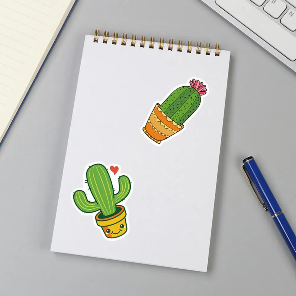 الصبار موضوع ملصقات مجموعة ، ملصقات تحت عنوان النبات ، الصبار نابضة بالحياة ، النباتات الخضراء ، الشارات البلاستيكية مقاوم للماء للهاتف ، والكمبيوتر المحمول