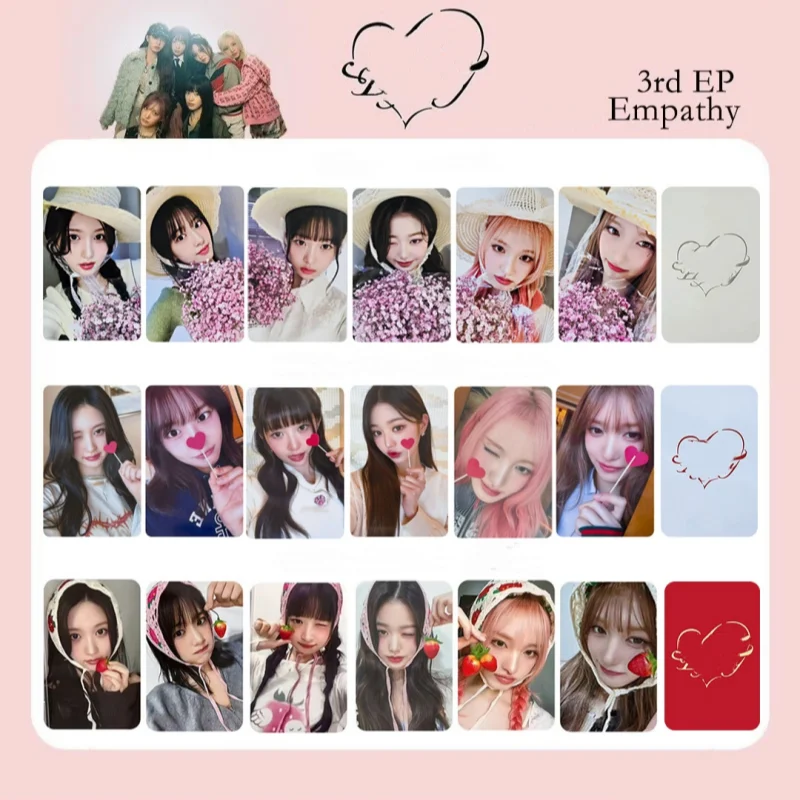 

6Pcs/Set KPOP Wonyoung Gaeul EMPATHY Album Special Cards 3RD Photocards Rei Selfie Photocards Yujin Leeseo Liz Fans Collections
