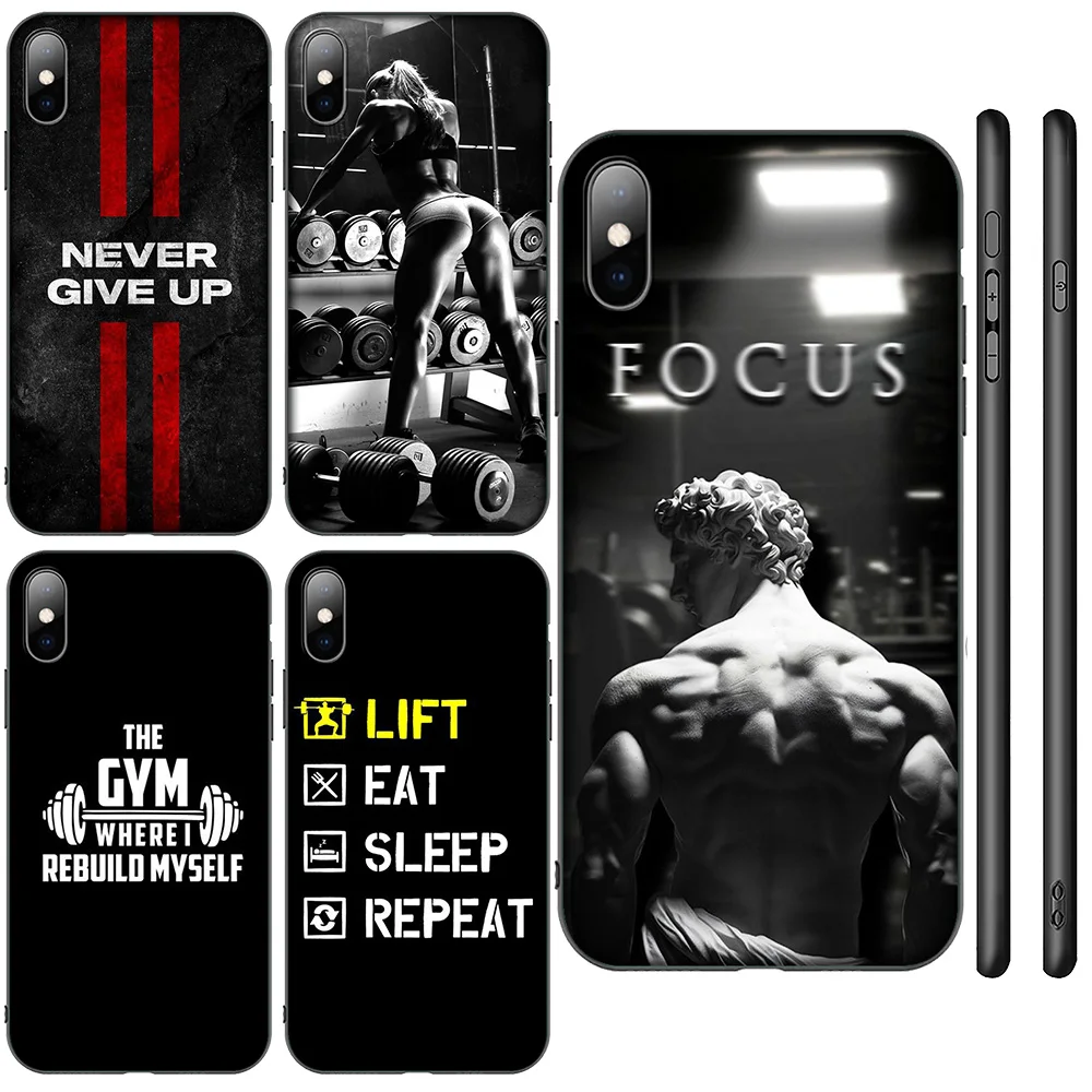 Bodybuilding Gym New High-End Phone Case for Xiaomi Mi 9T 10T 11T 11i 11 12 A2 A3 POCO X3 M3 M2 F3 Pro NFC