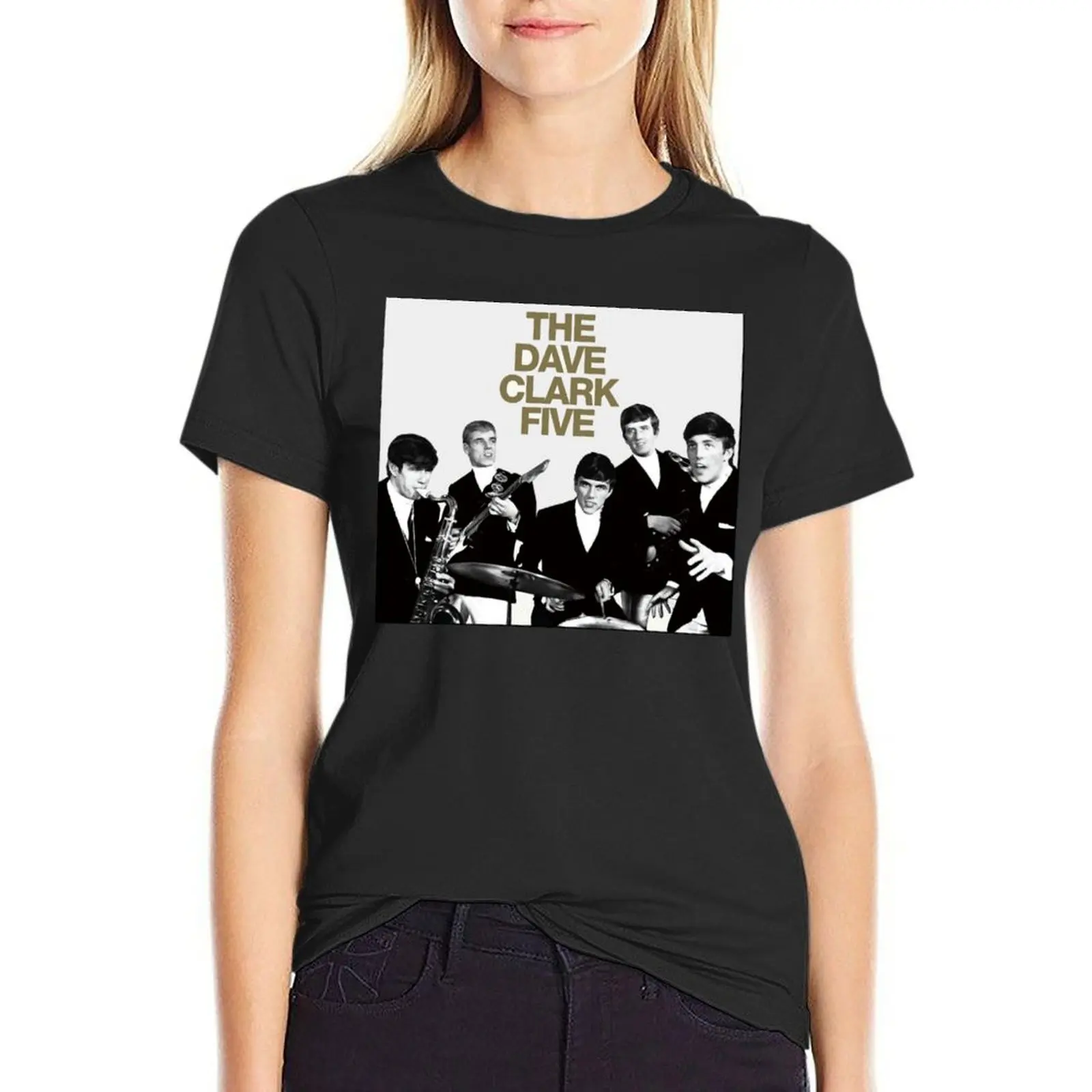 the Dave Clark Five T-Shirt funny Aesthetic clothing cute clothes t-shirts for Women loose fit